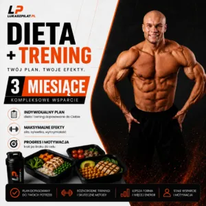 Dieta i trening online na 3 miesiące – trener online Łukasz Piłat