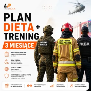Dieta i trening dla służb mundurowych na 3 miesiące – trener online