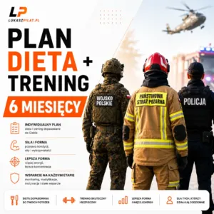 Dieta i trening dla służb mundurowych na 6 miesięcy – kompleksowe przygotowanie