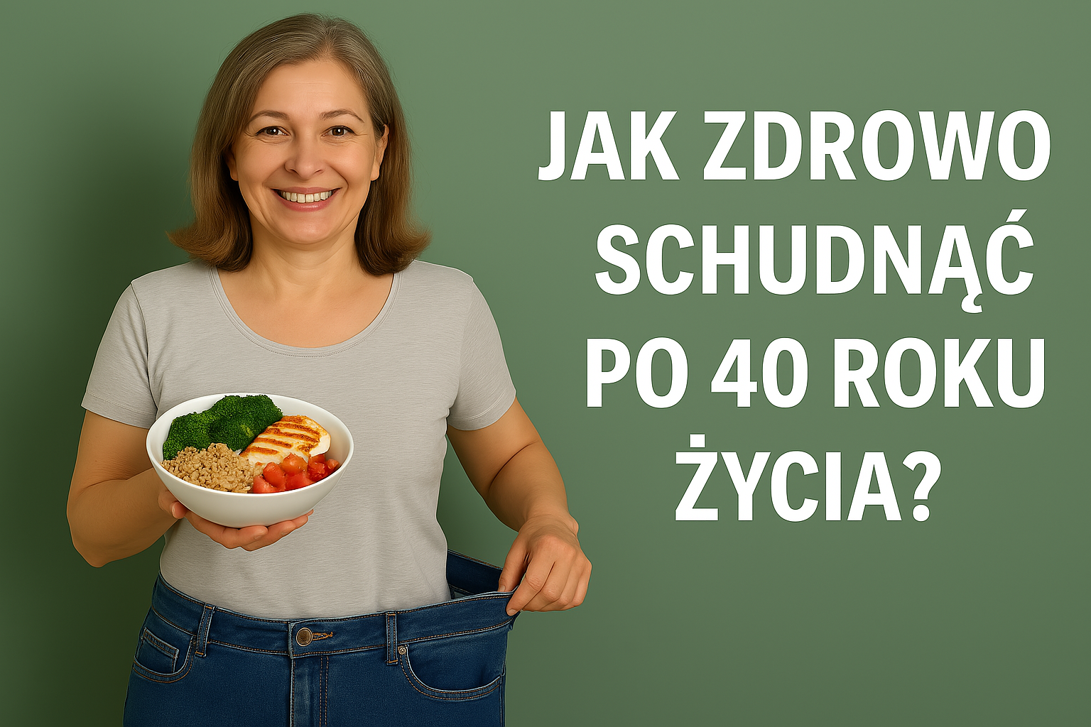 Jak zdrowo schudnąć po 40 roku życia?