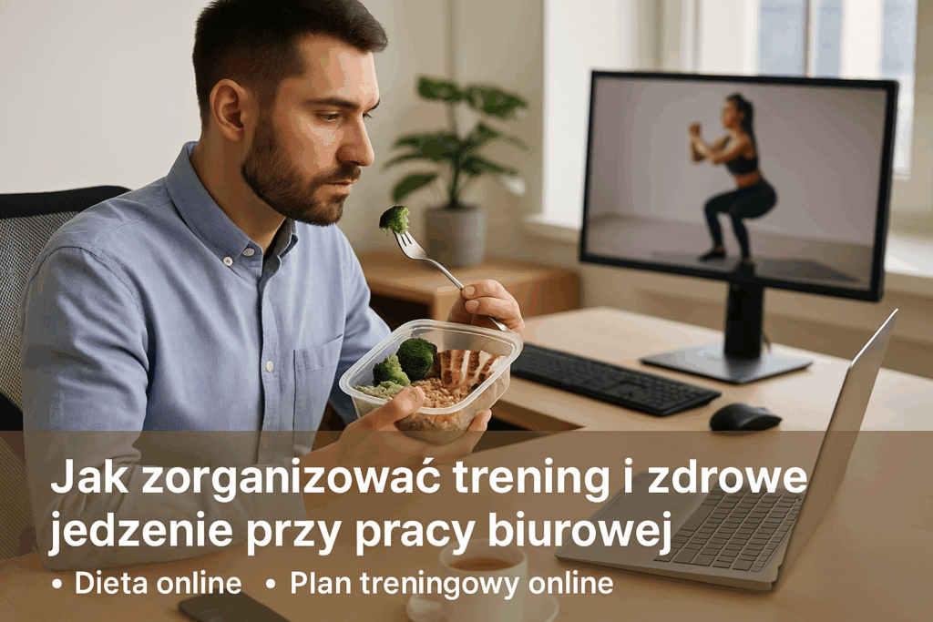 Jak zorganizować trening i zdrowe jedzenie przy pracy biurowej?