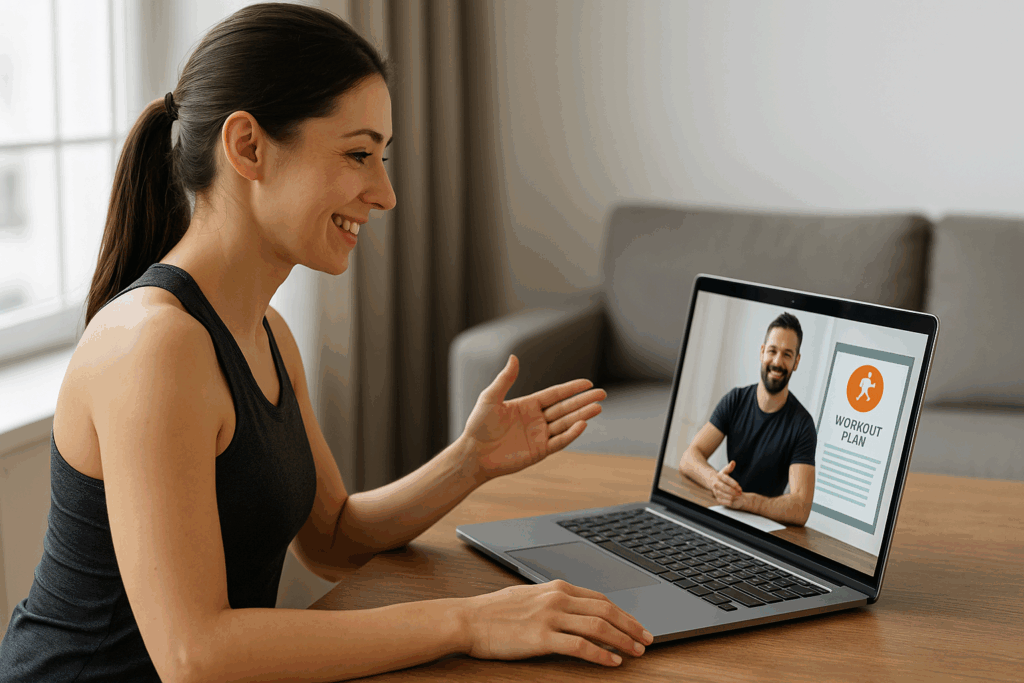 Jak wygląda konsultacja z trenerem online? Krok po kroku
