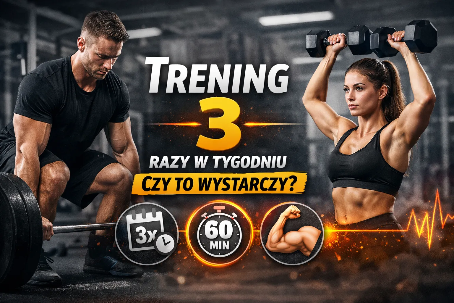 Czy trening 3 razy w tygodniu wystarczy?