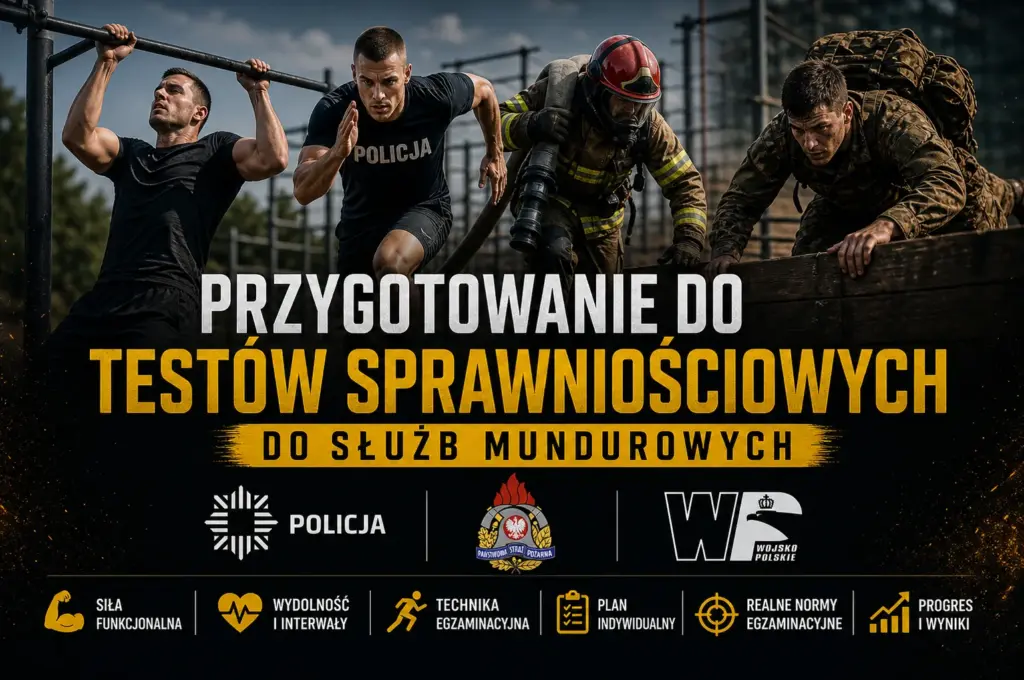 Przygotowanie do testów sprawnościowych do służb mundurowych